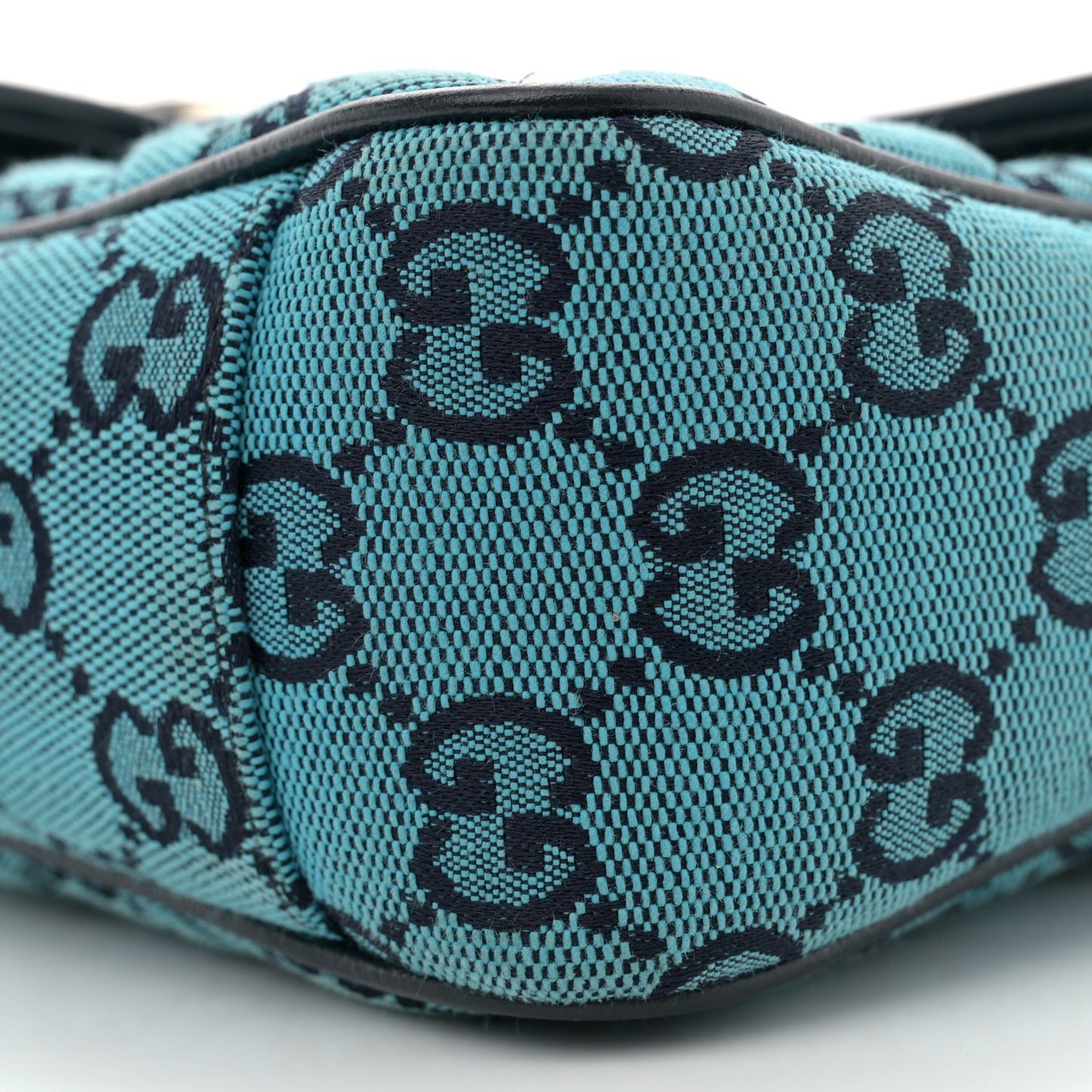 Monogram Multicolor Matelasse Diagonal Small GG Marmont Shoulder Bag Light Blue