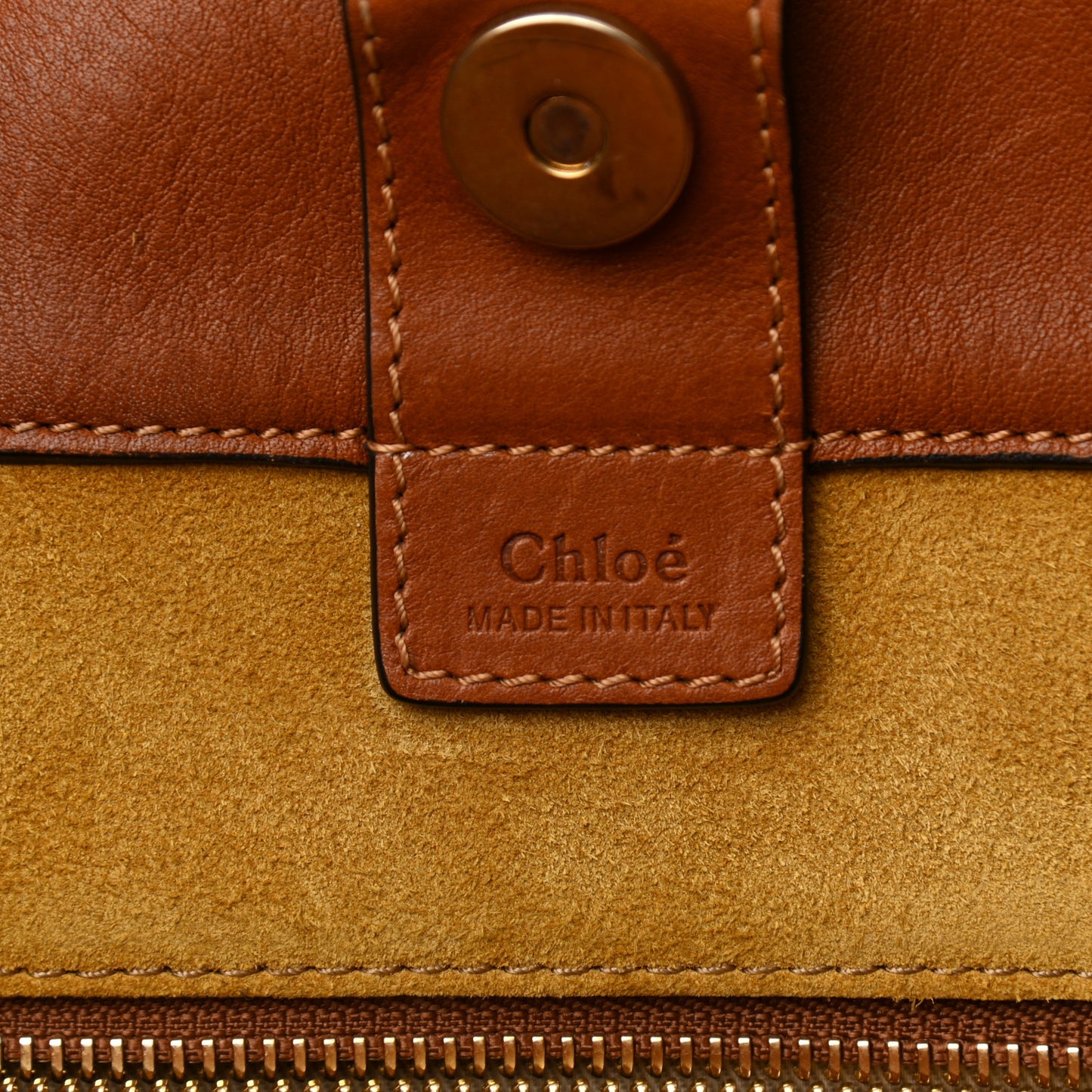 Smooth Calfskin Medium Milo Shopping Tote Caramel