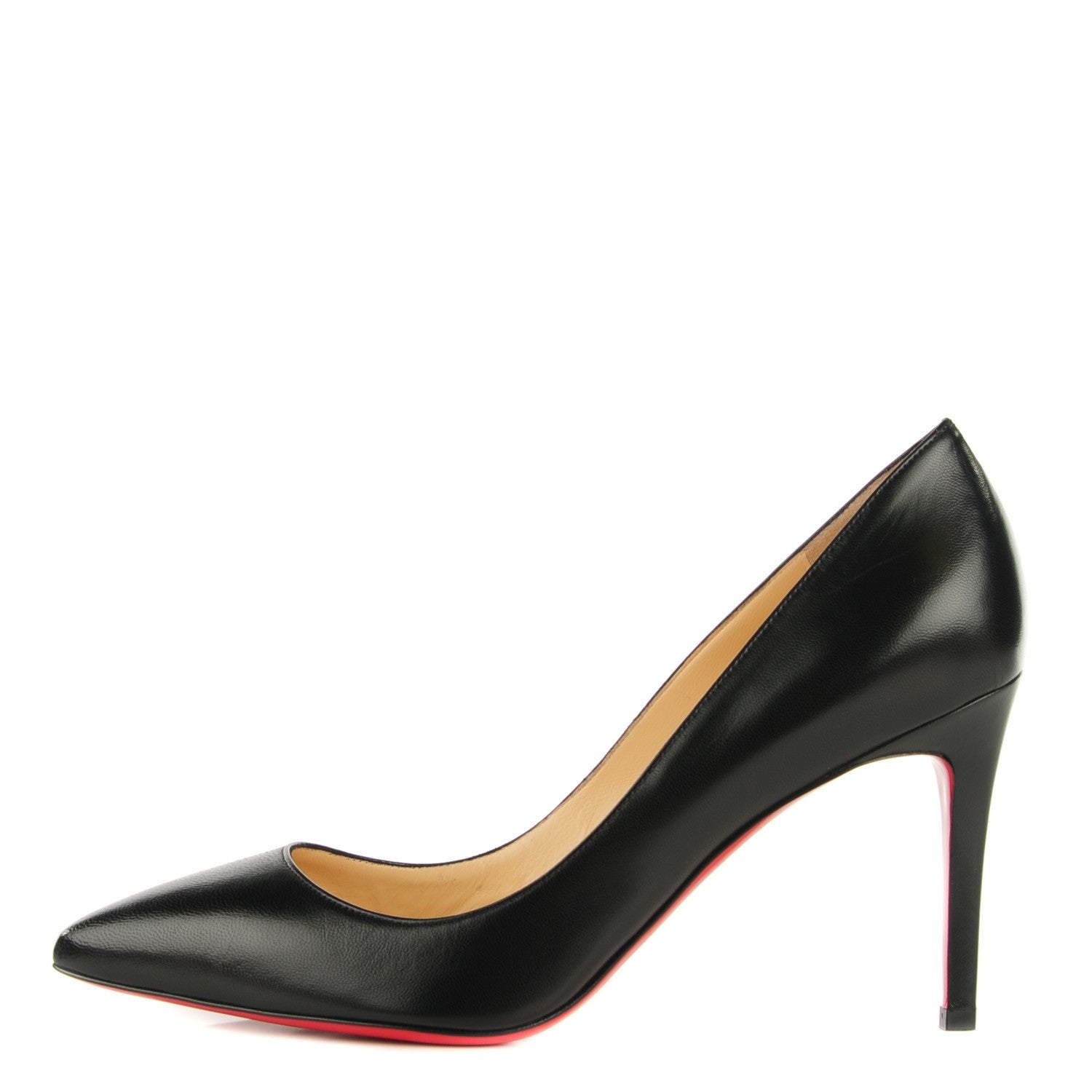 Christian Louboutin Kid Pigalle 85 Pumps 38.5 Black 1 of 7