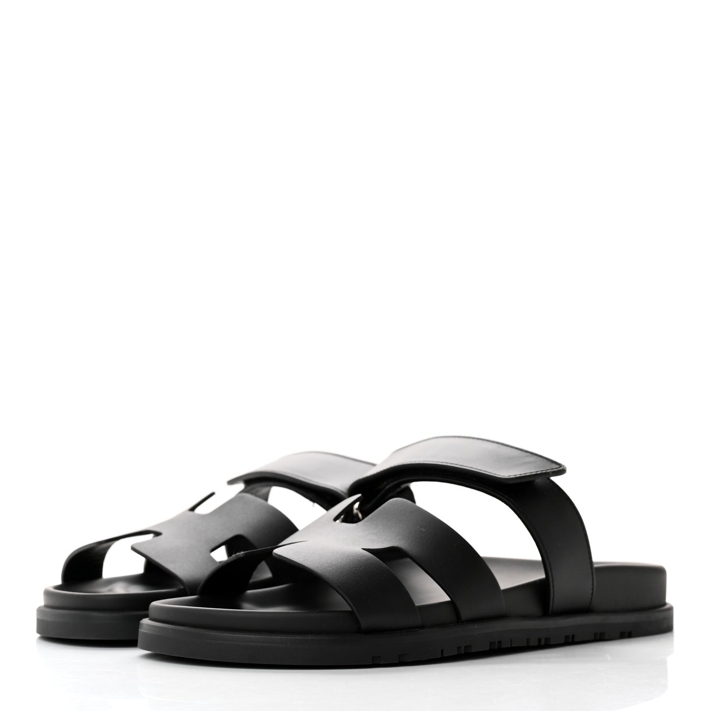 Calfskin Womens Chypre Sandals 39 Black