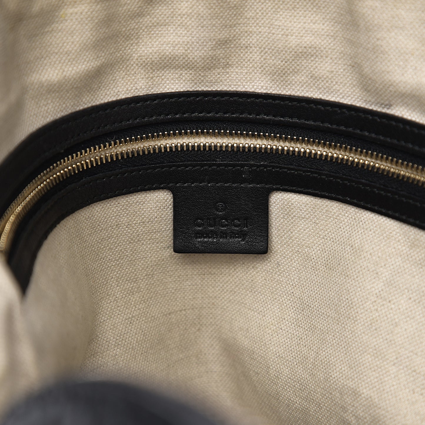 Guccissima Medium Bree Shoulder Bag Black