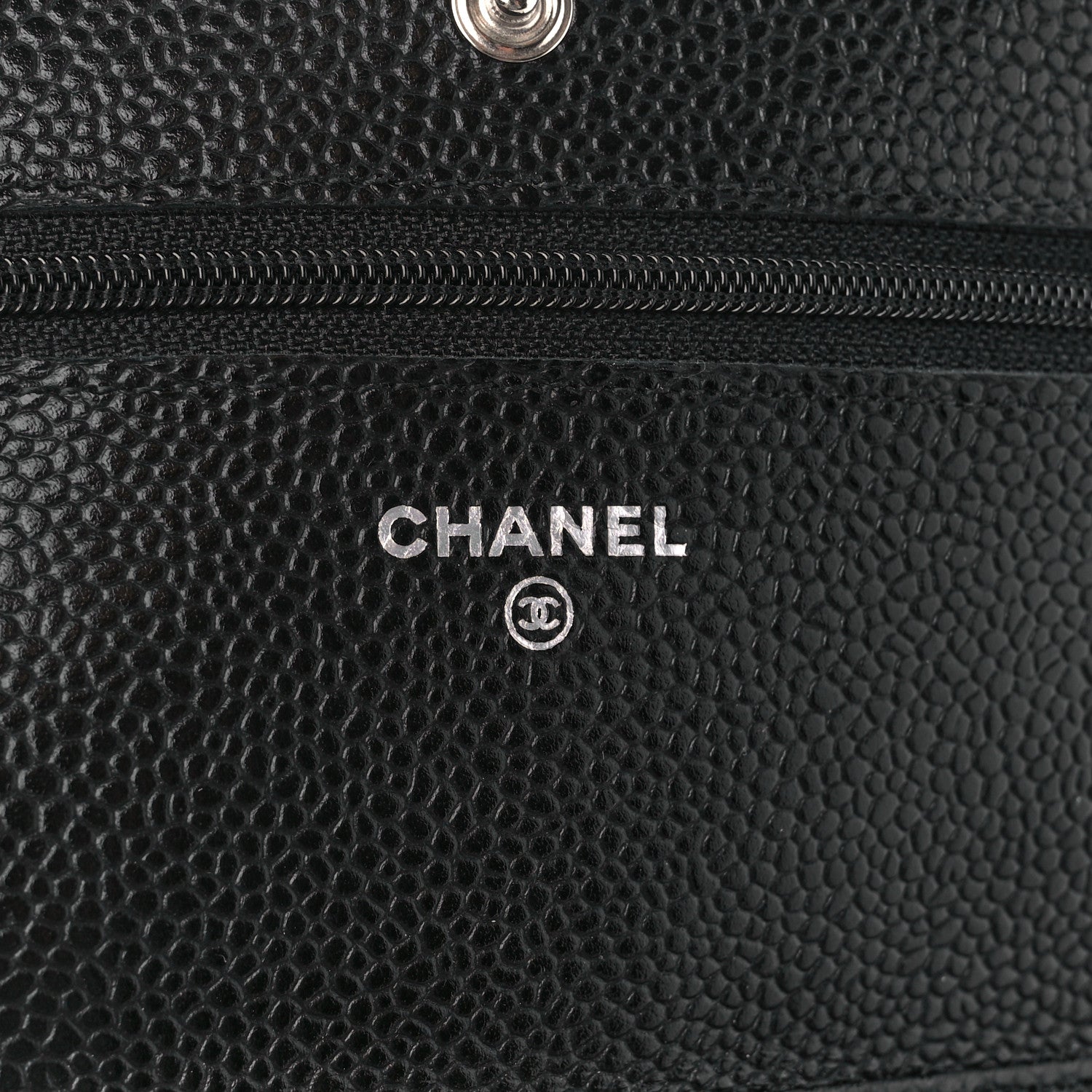 Chanel Caviar Quilted Wallet on Chain WOC Black 6 of 11