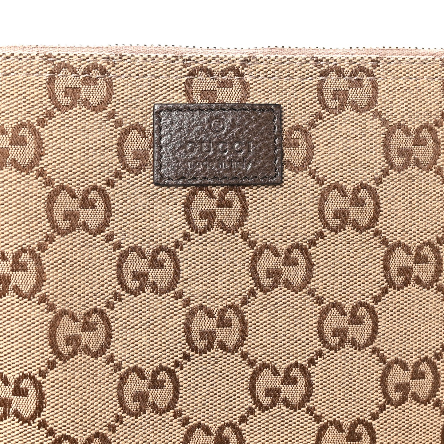 GG Monogram Web Large Giglio Tote Beige Brown