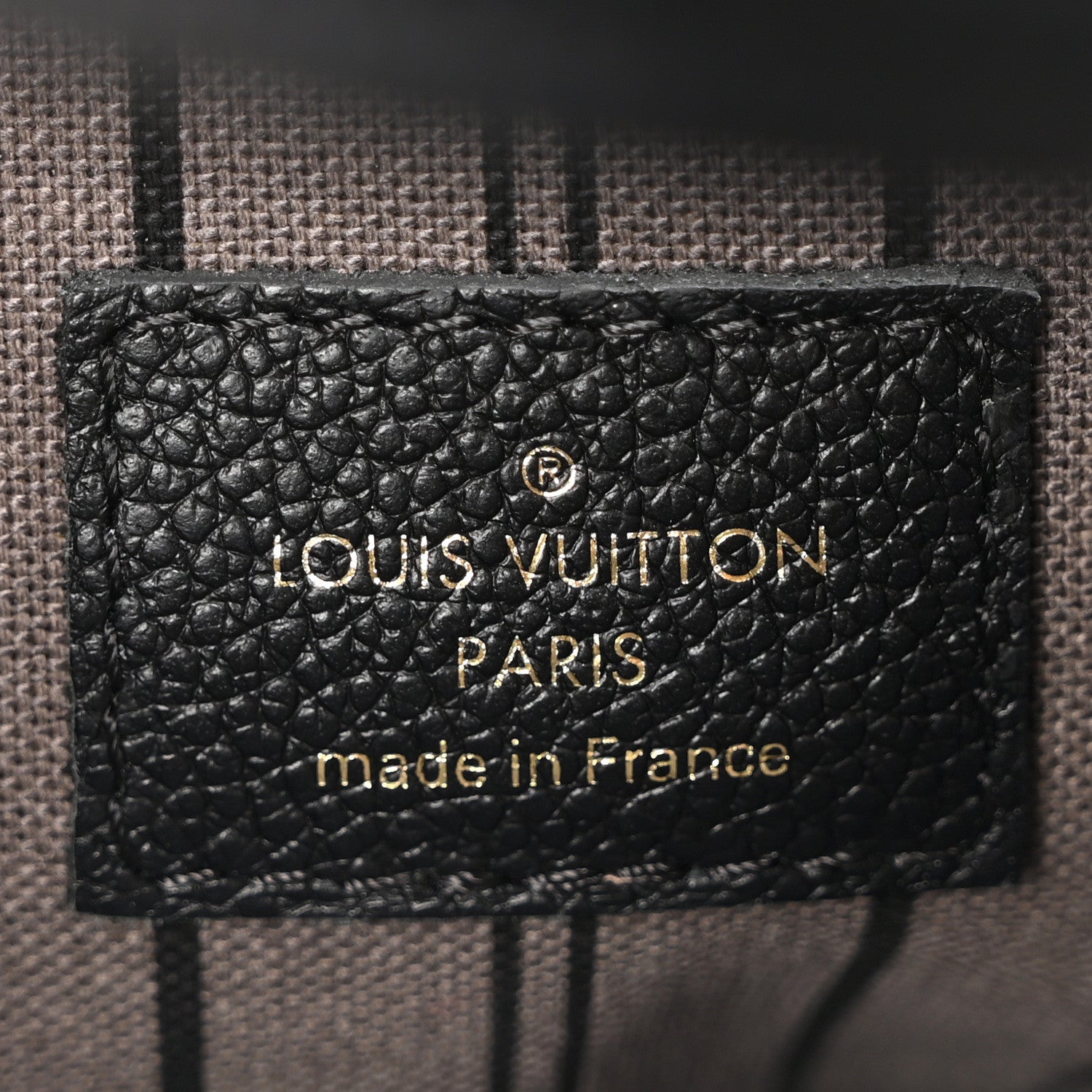 Louis Vuitton Empreinte Montaigne BB Black 6 of 10