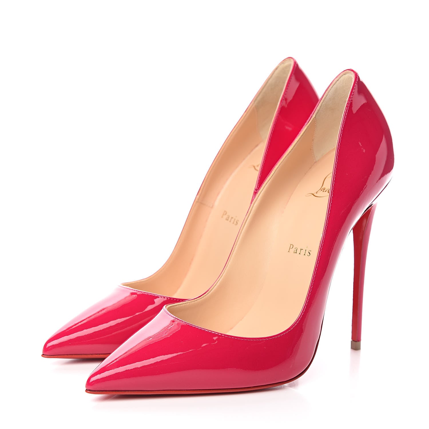 Christian Louboutin Patent So Kate 120 Pumps 39.5 Rose 3 of 8