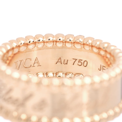 Van Cleef & Arpels 18K Yellow Gold Perlee Signature Ring 51 5.75 5 of 5