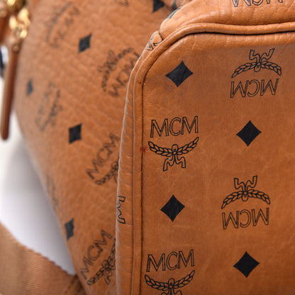 MCM Visetos Studded Medium Stark M Backpack Cognac 15 of 18