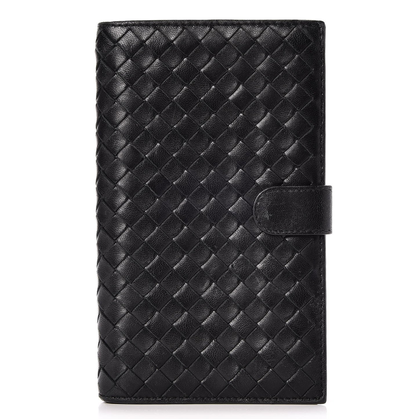 Nappa Intrecciato Continental Wallet Black