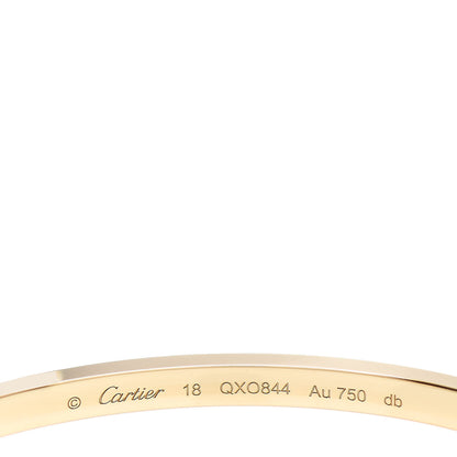 Cartier 18K Yellow Gold Small LOVE Bracelet 18 3 of 4