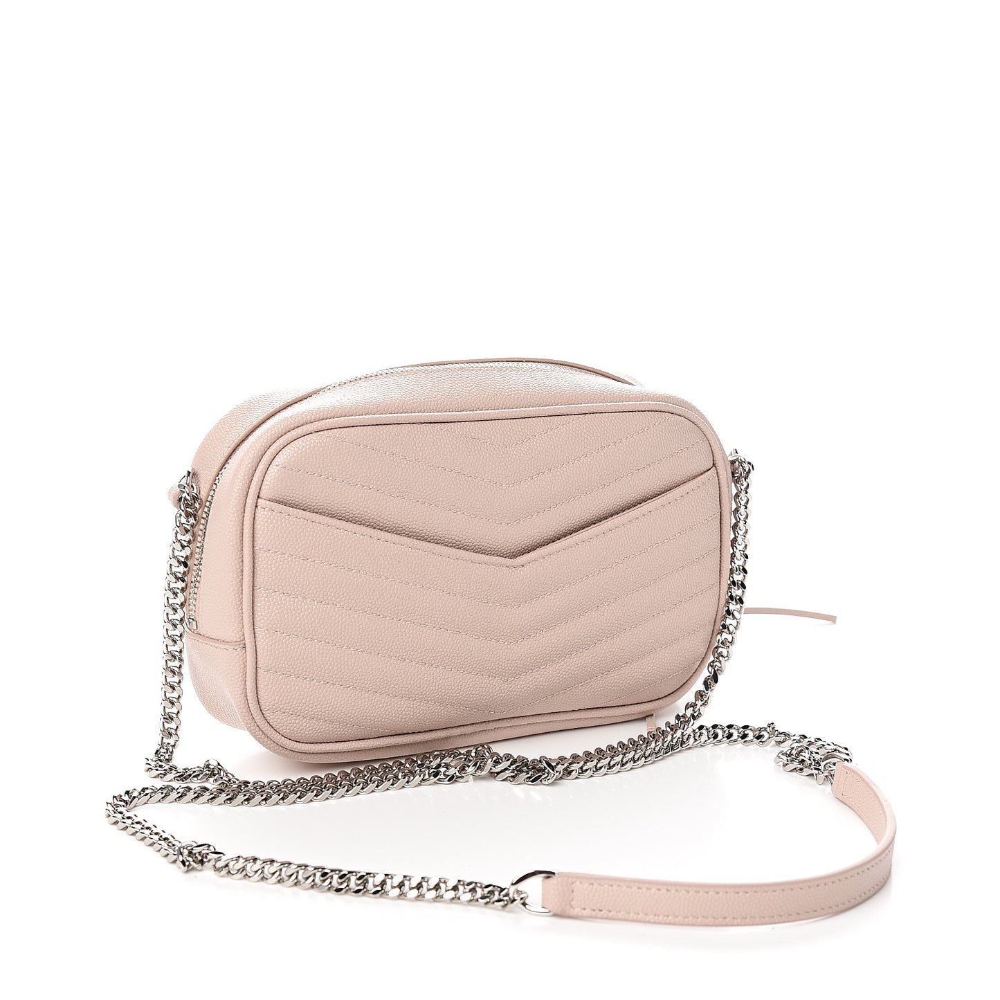 Grain De Poudre Matelasse Monogram Mini Lou Camera Bag Marble Pink