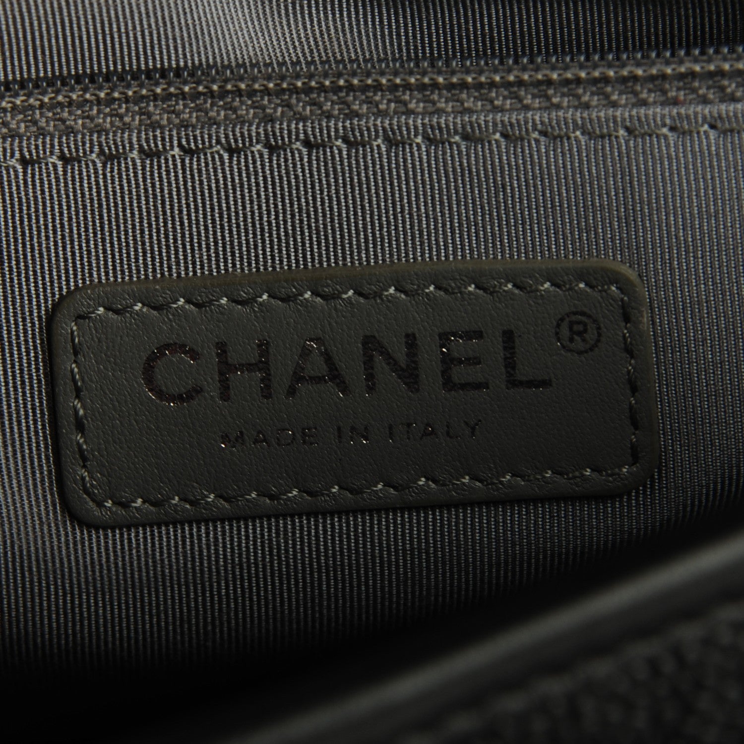 Chanel Caviar Quilted Medium French Riviera Flap Black 8 of 10