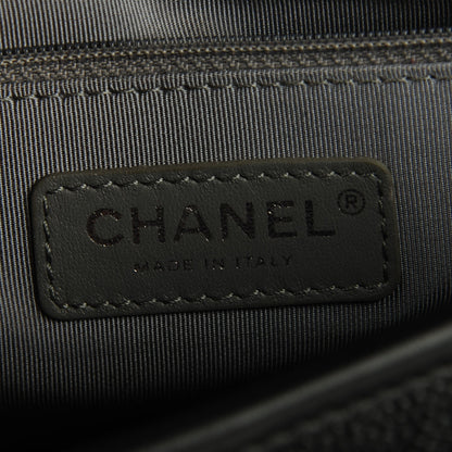 Chanel Caviar Quilted Medium French Riviera Flap Black 8 of 10