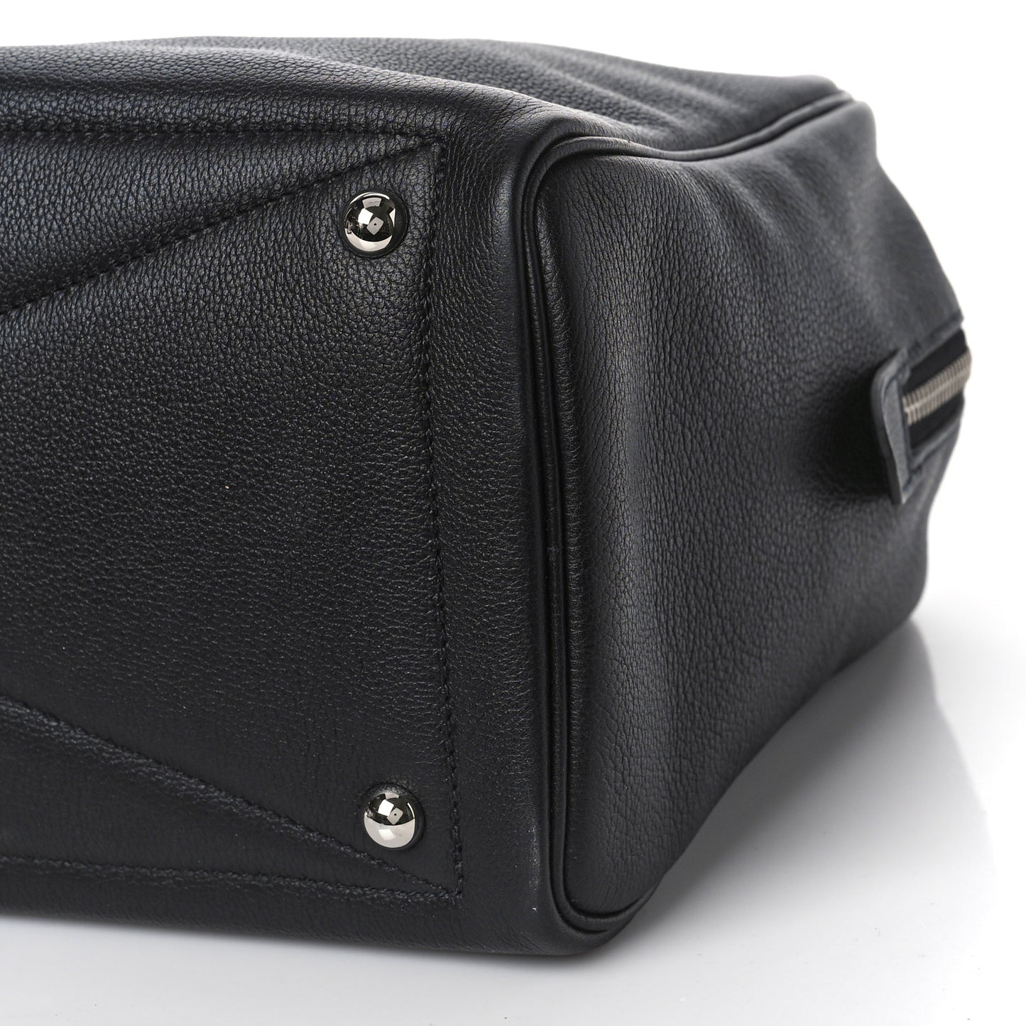 Taurillon Novillo Tressage Victoria II 35 Black Bleu Encre