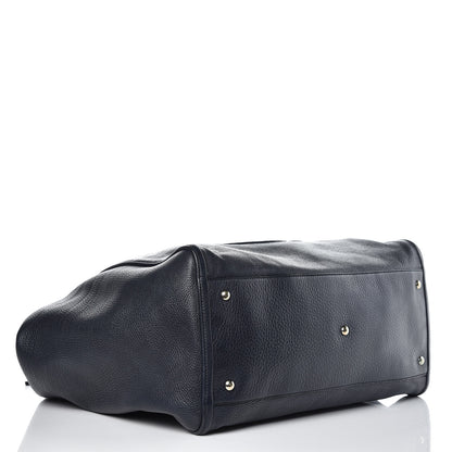 Gucci Pebbled Calfskin Large Soho Shoulder Bag Blue 4 of 15