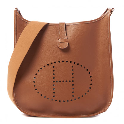 Hermes Courchevel Evelyne GM Gold 1 of 7