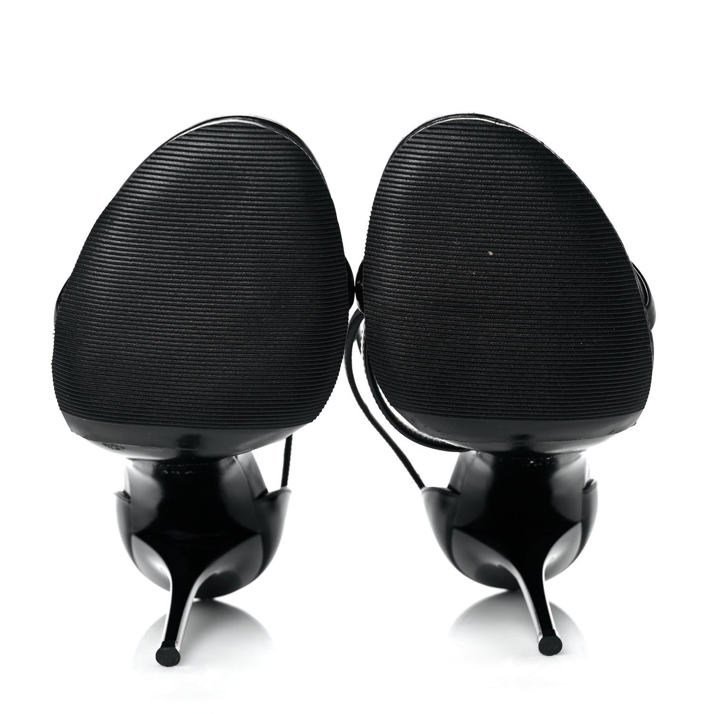 Patent Cassandra 100 Ankle Strap Sandals 38.5 Black