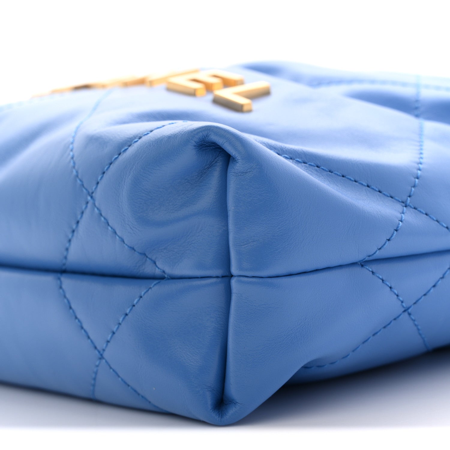 Chanel Shiny Calfskin Quilted Mini Chanel 22 Blue 10 of 10