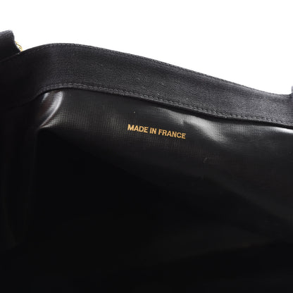 Chanel Canvas Chain Jumbo CC Tote Black 8 of 10