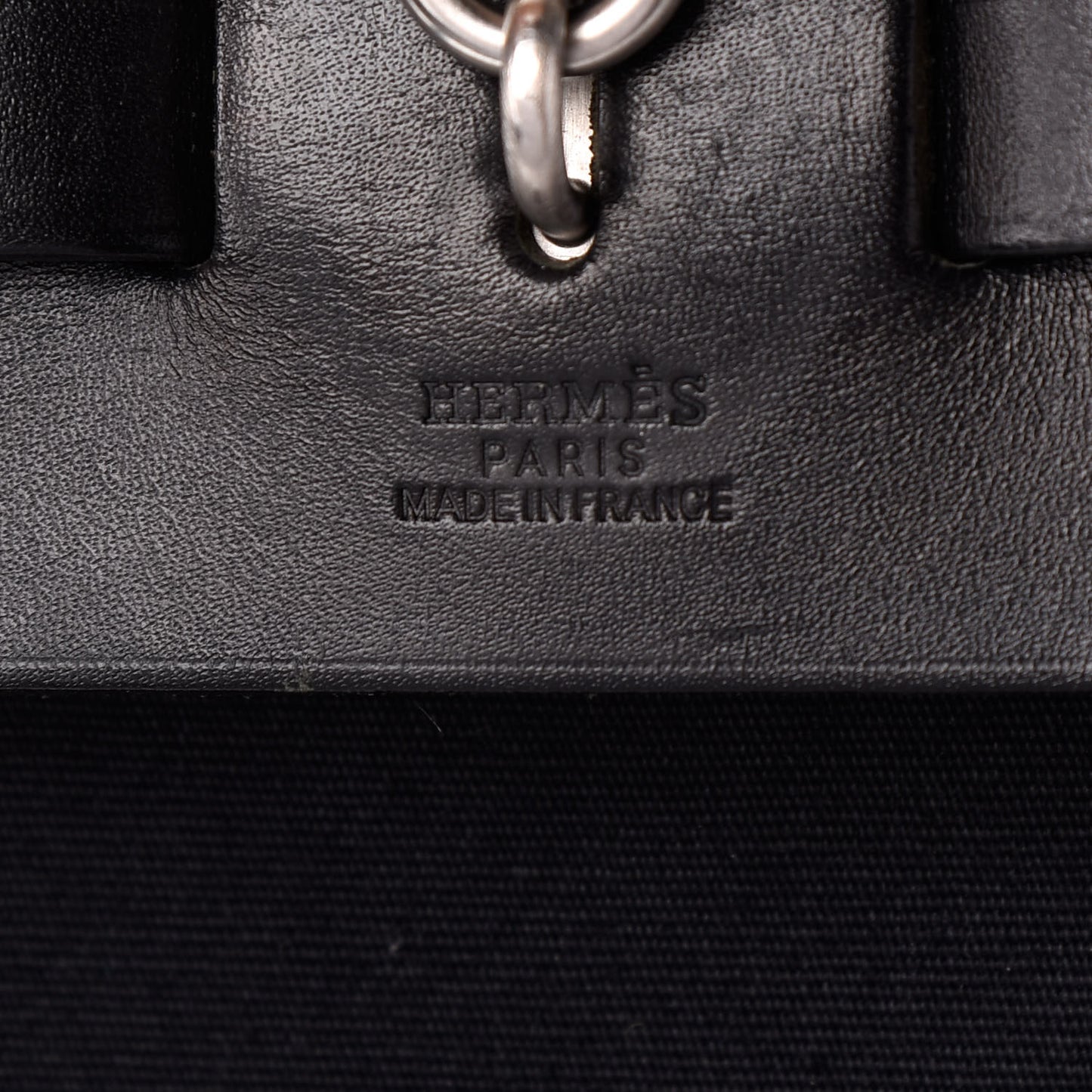 Toile Vache Calfskin Herbag 39 MM Black