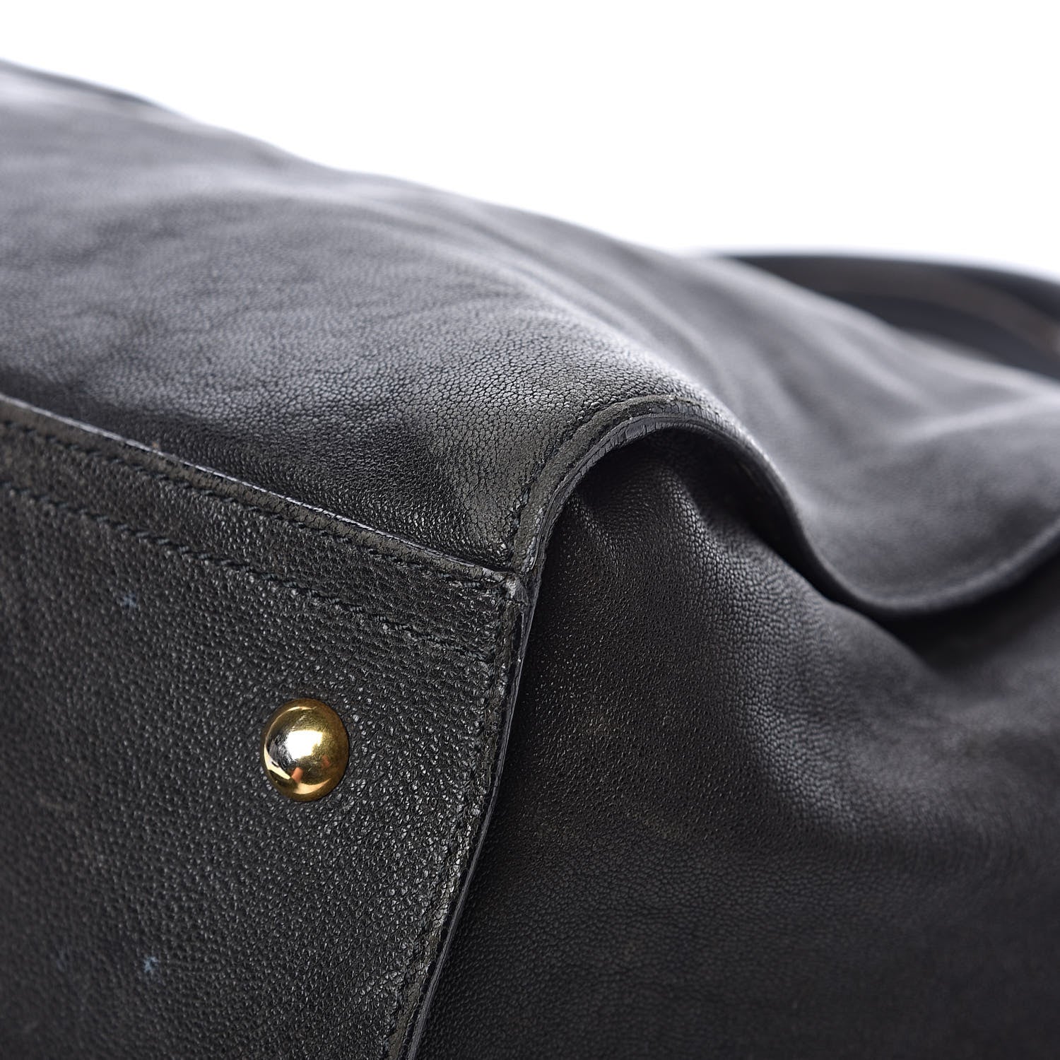 Saint Laurent Sheepskin Large Cabas ChYc Black 16 of 17