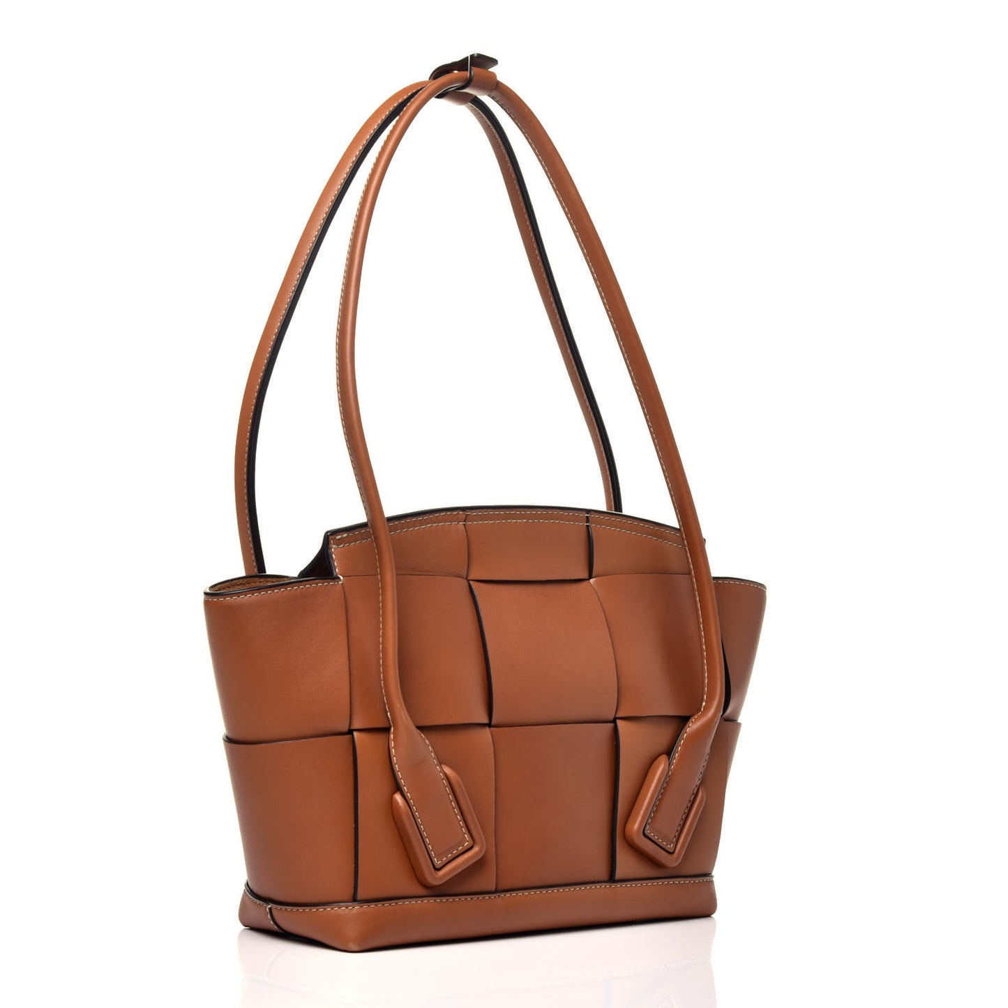 French Calfskin Maxi Intrecciato Arco 33 Wood