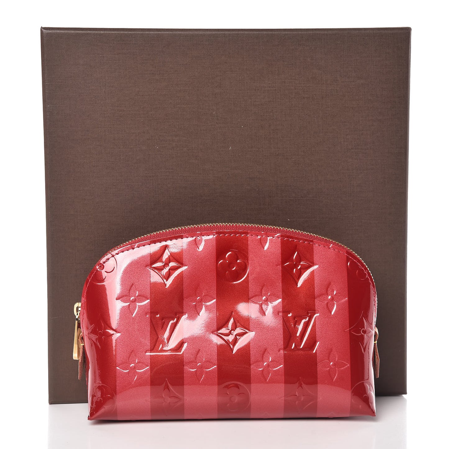 Vernis Rayures Cosmetic Pouch Pomme D'Amour