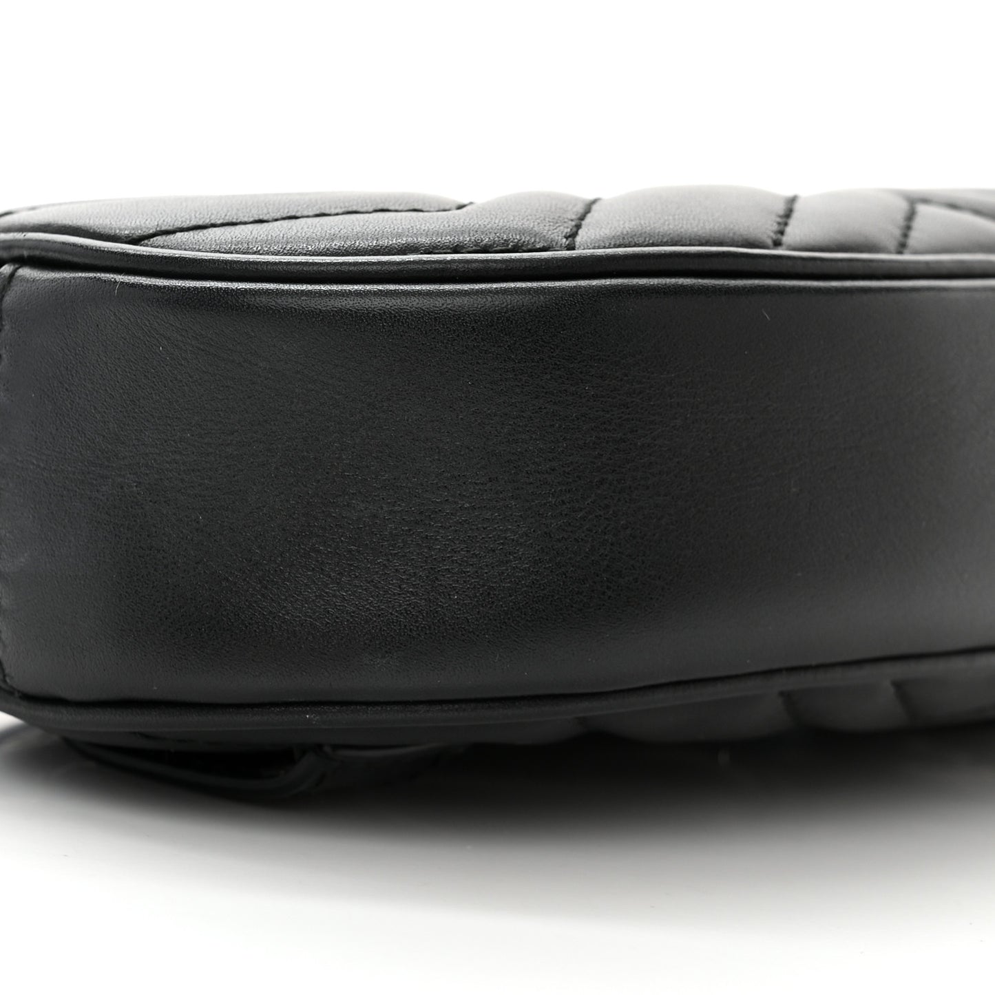 Calfskin Matelasse GG Marmont Belt Bag 85 34 Black