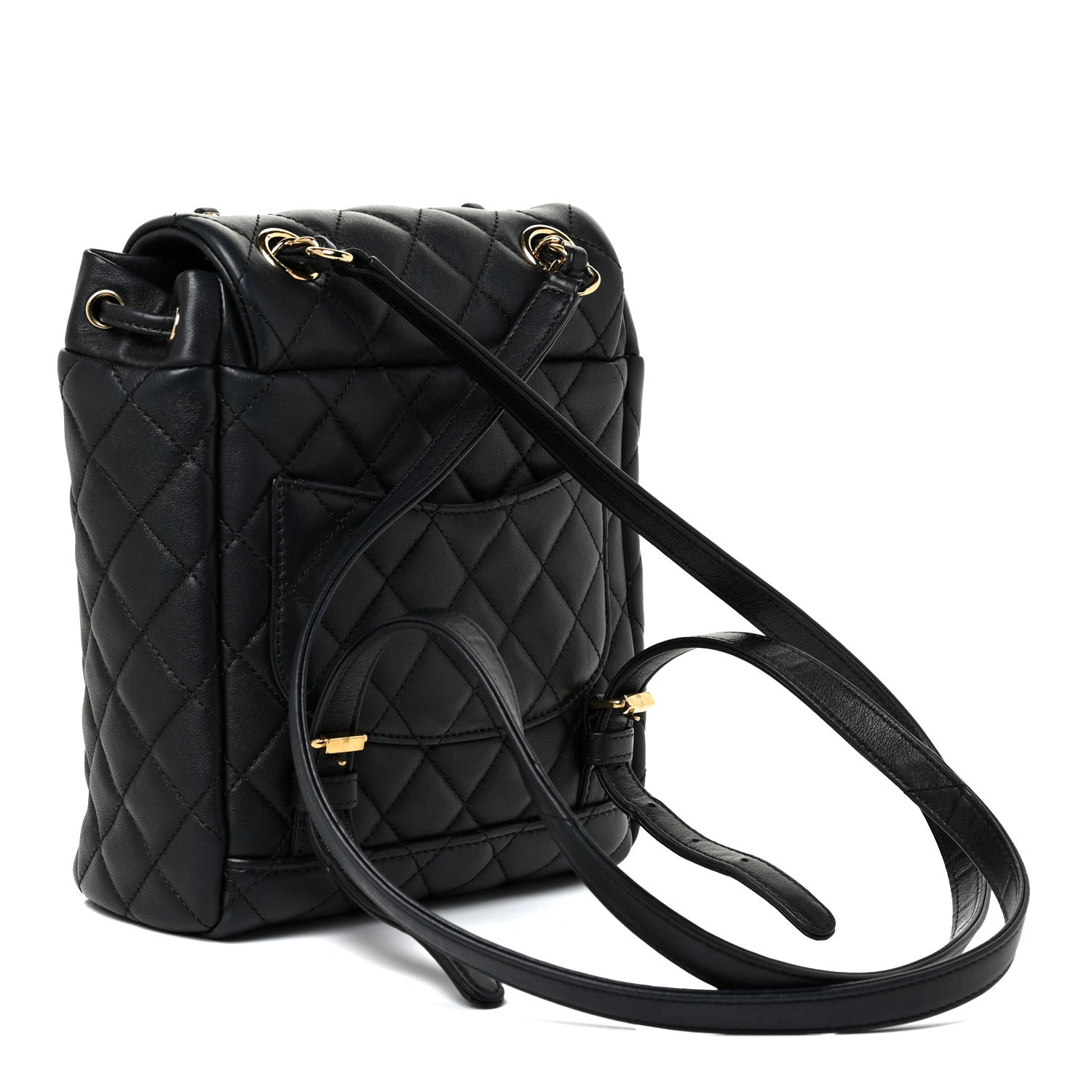 Chanel Calfskin Quilted Mini Urban Spirit Backpack Black 3 of 14