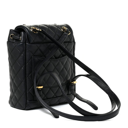 Chanel Calfskin Quilted Mini Urban Spirit Backpack Black 3 of 14