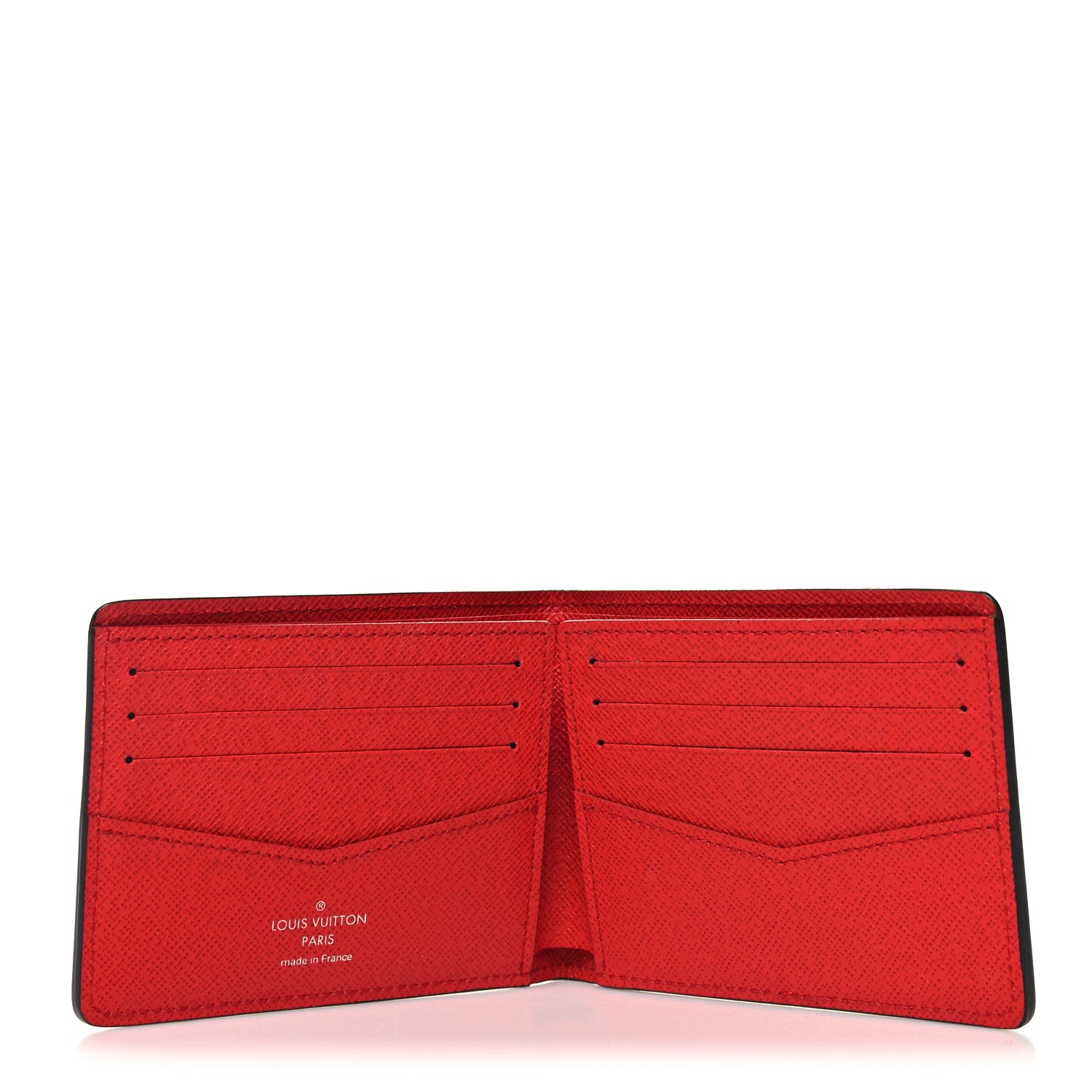Louis Vuitton X Supreme Epi Slender Wallet Red 5 of 7