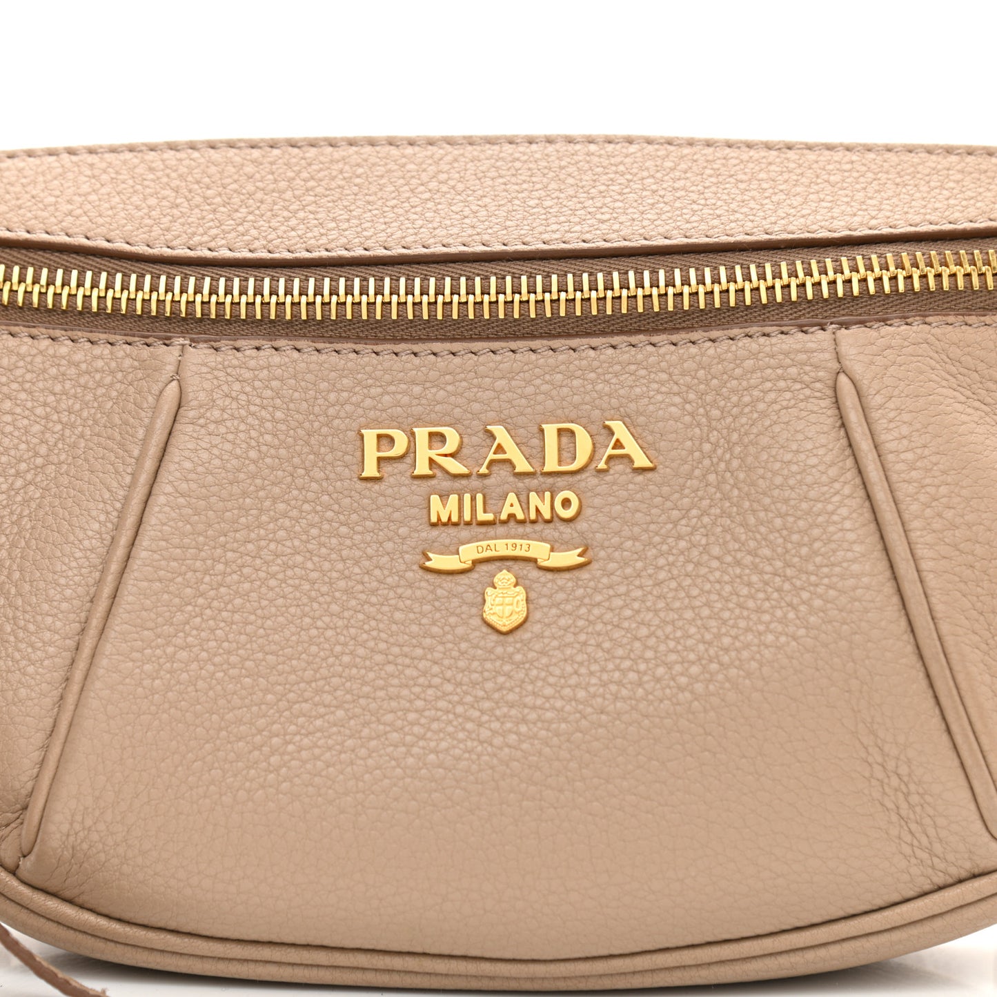 Vitello Daino Small Belt Bag Cammeo