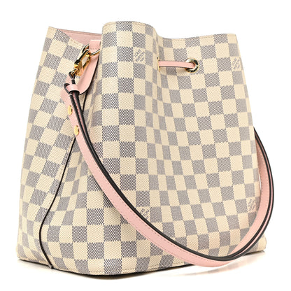 Louis Vuitton Damier Azur Neonoe MM Eau De Rose 3 of 9