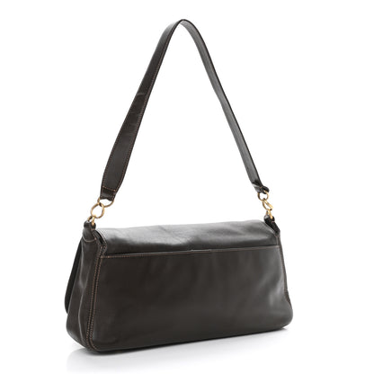 Chanel Calfskin Large Satchel Brown 2 of 9