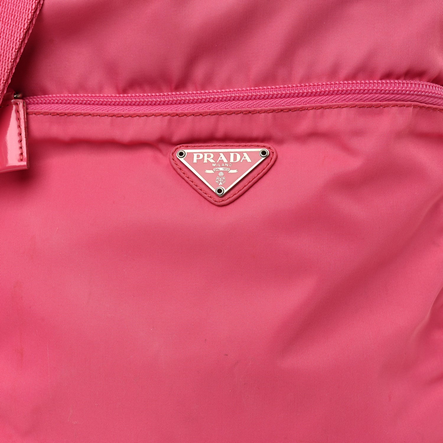 Prada Nylon Messenger Bag Fuxia 14 of 23