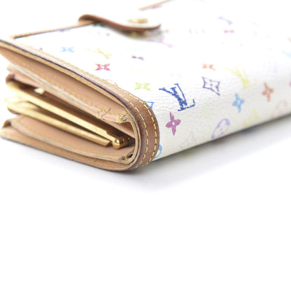 Louis Vuitton Monogram Multicolor French Purse Wallet White 11 of 16