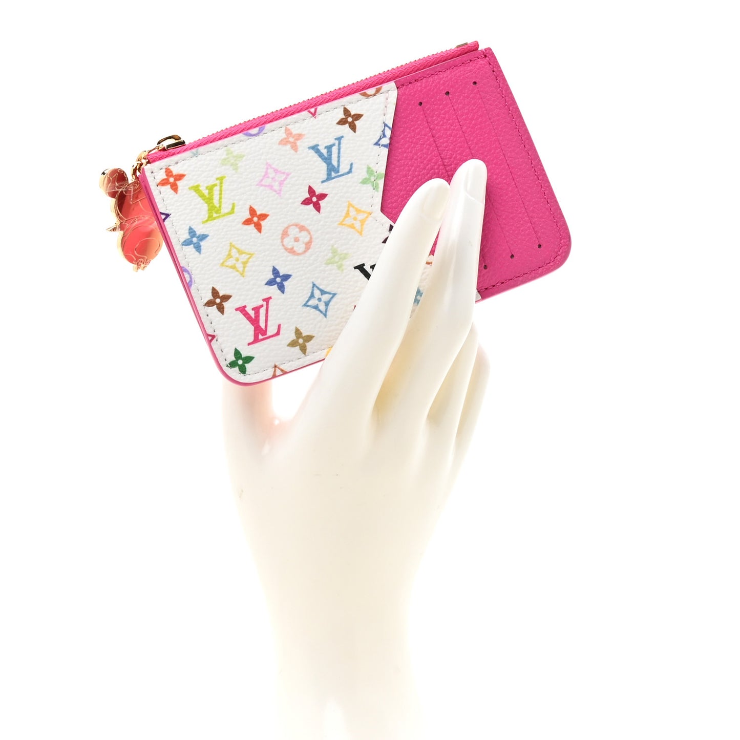 LV X TM Monogram Romy Card Holder Kawaii Pink