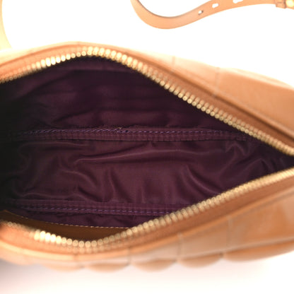 Burberry Lambskin Quilted Mini Lola Camera Bag Maple Brown 5 of 9