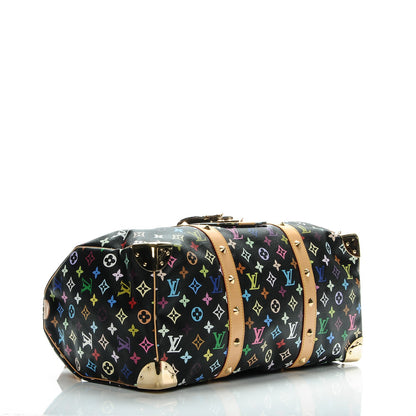 Louis Vuitton Monogram Multicolor Keepall 45 Black 4 of 6