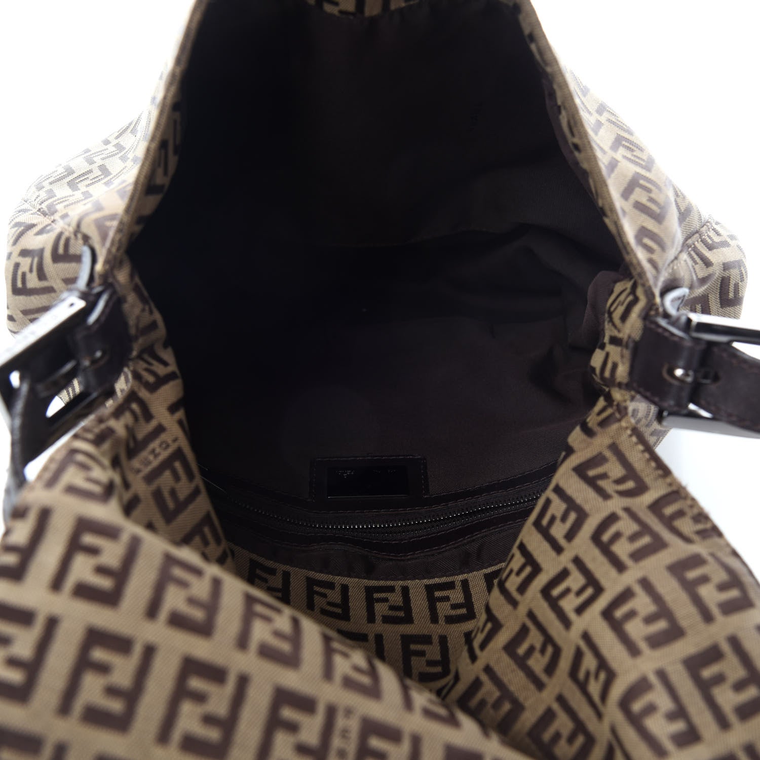Fendi Zucchino Mama Baguette Dark Brown 5 of 11