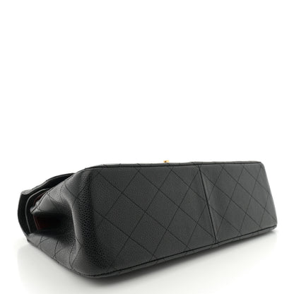Chanel Caviar Quilted Jumbo Double Flap Black 4 of 11