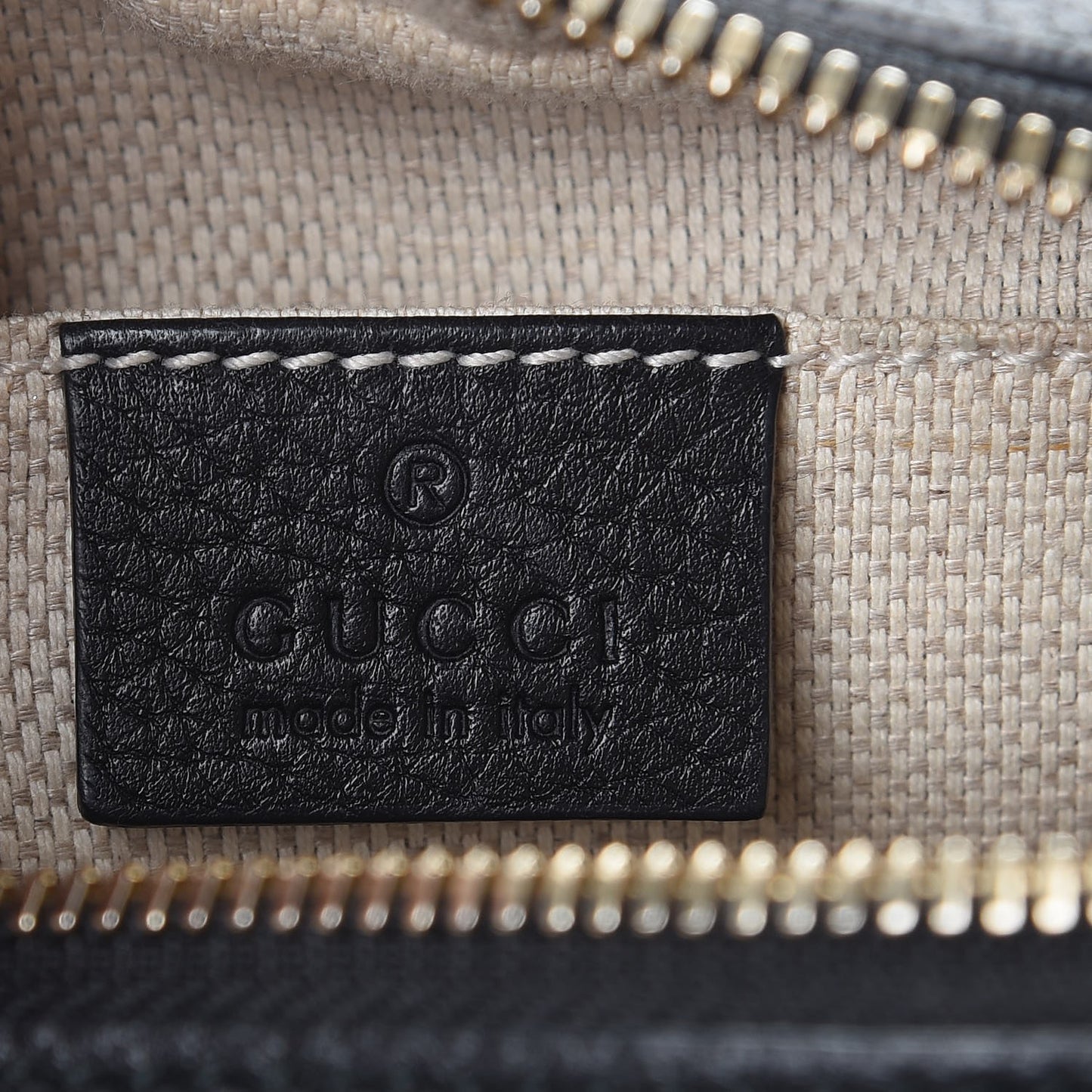 Pebbled Calfskin Small Soho Disco Bag Black