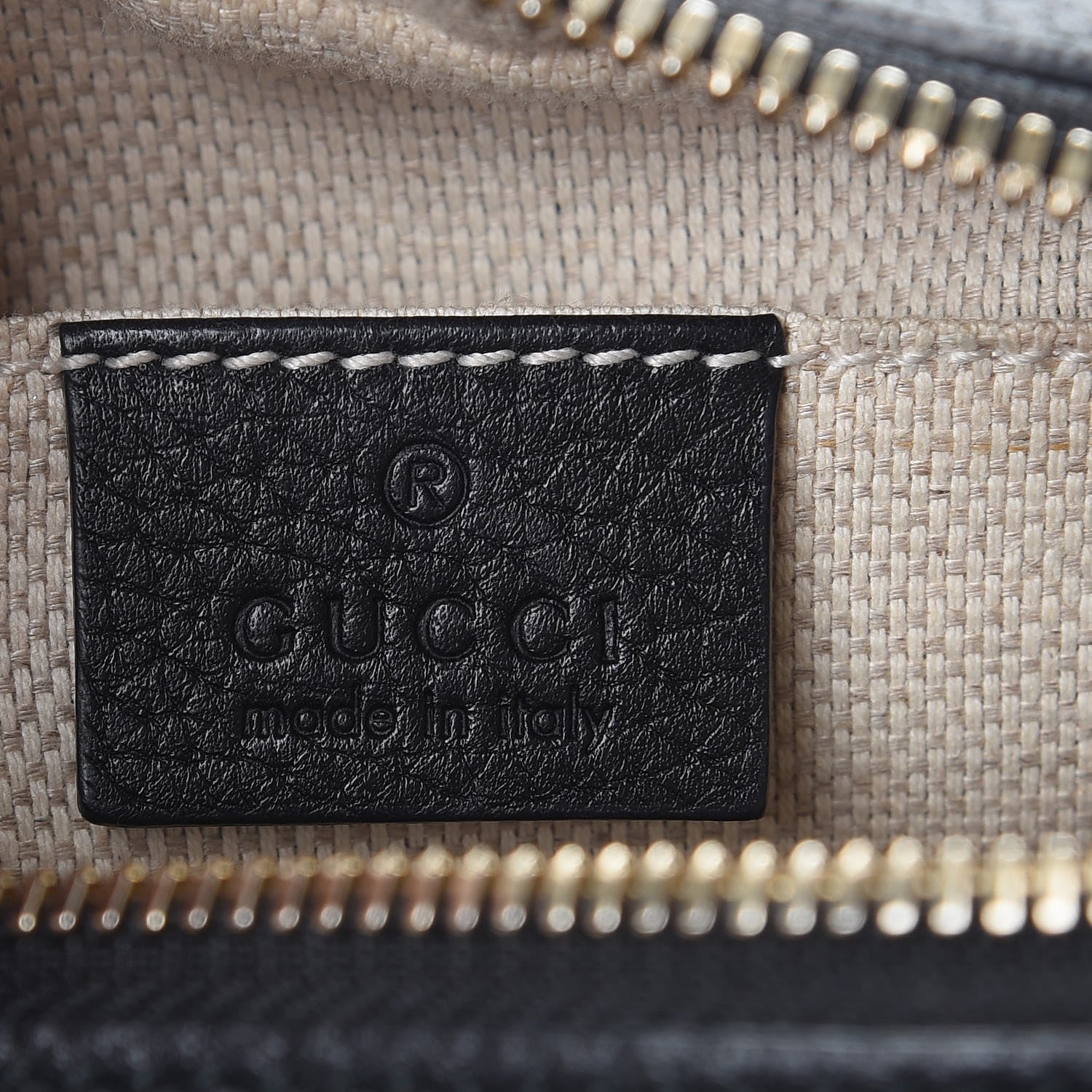 Gucci Pebbled Calfskin Small Soho Disco Bag Black 6 of 8
