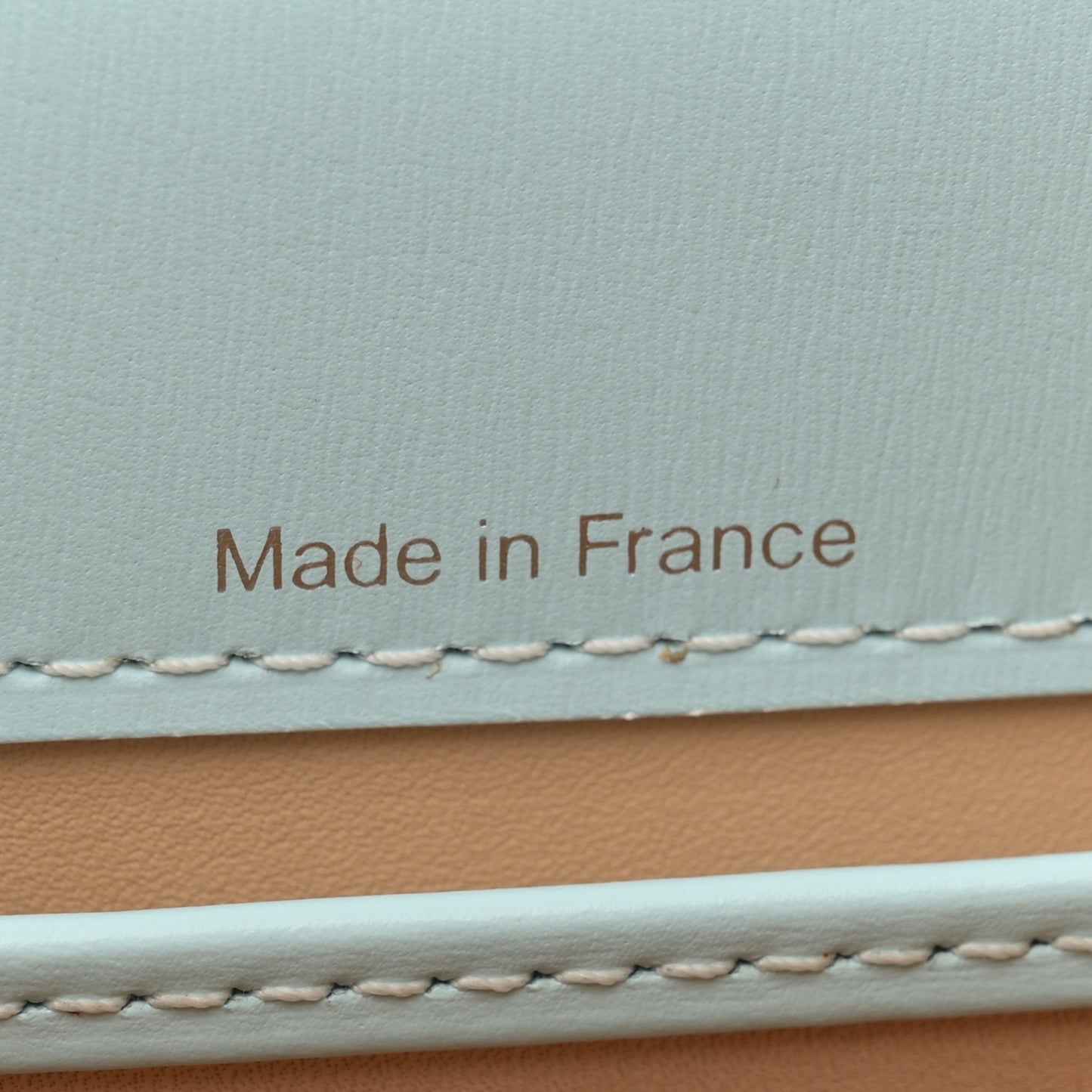Box Calfskin Mini Brillant Satchel Light Blue