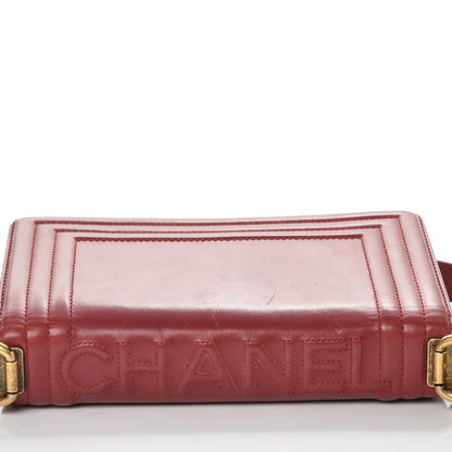 Chanel Glazed Calfskin Small Boy Flap Red 8 of 12