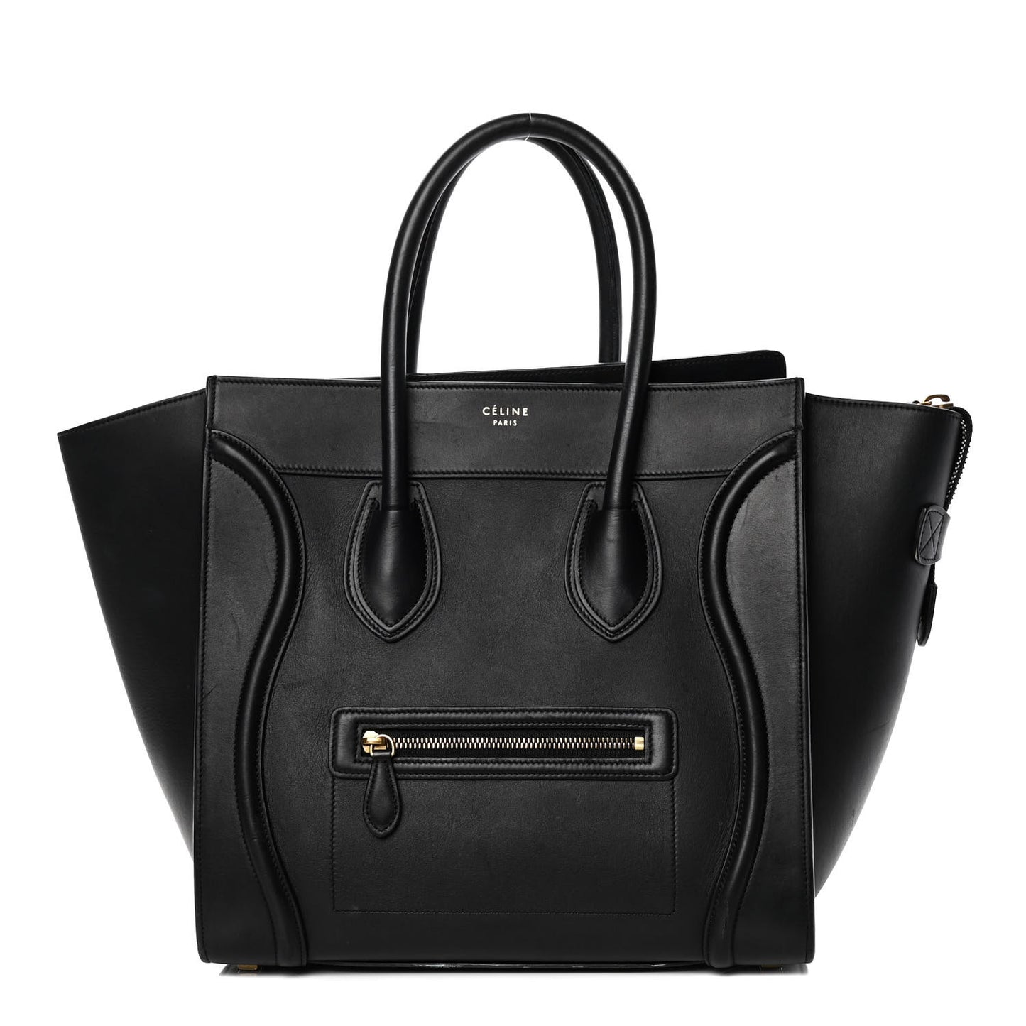 Smooth Calfskin Mini Luggage Black