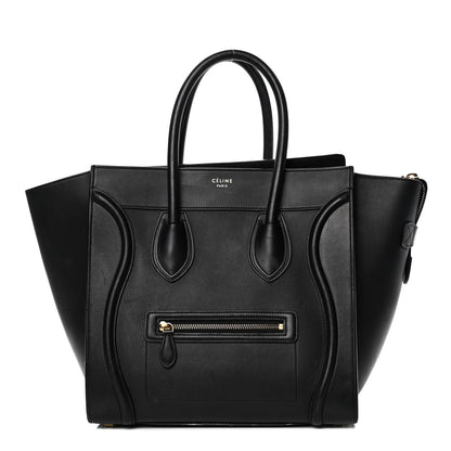 Celine Smooth Calfskin Mini Luggage Black 1 of 5