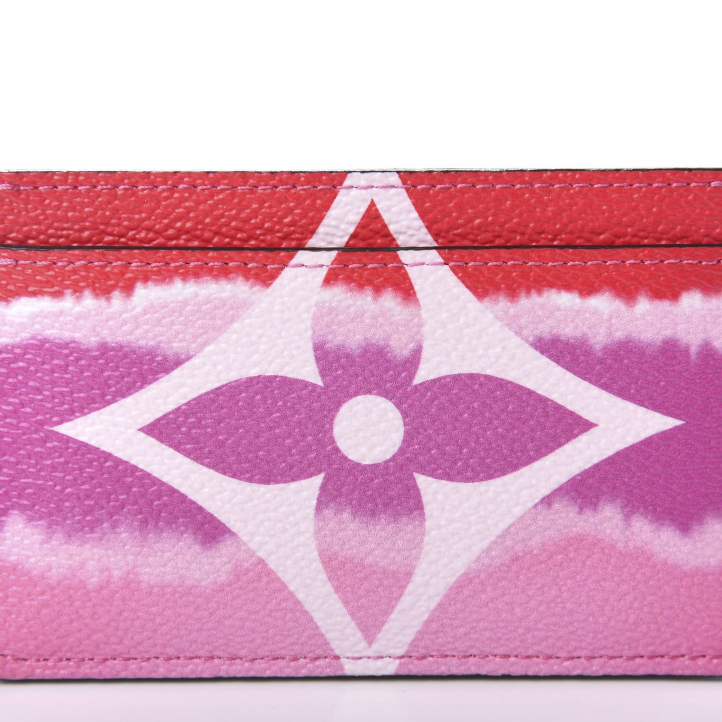 Monogram Escale Card Holder Rouge