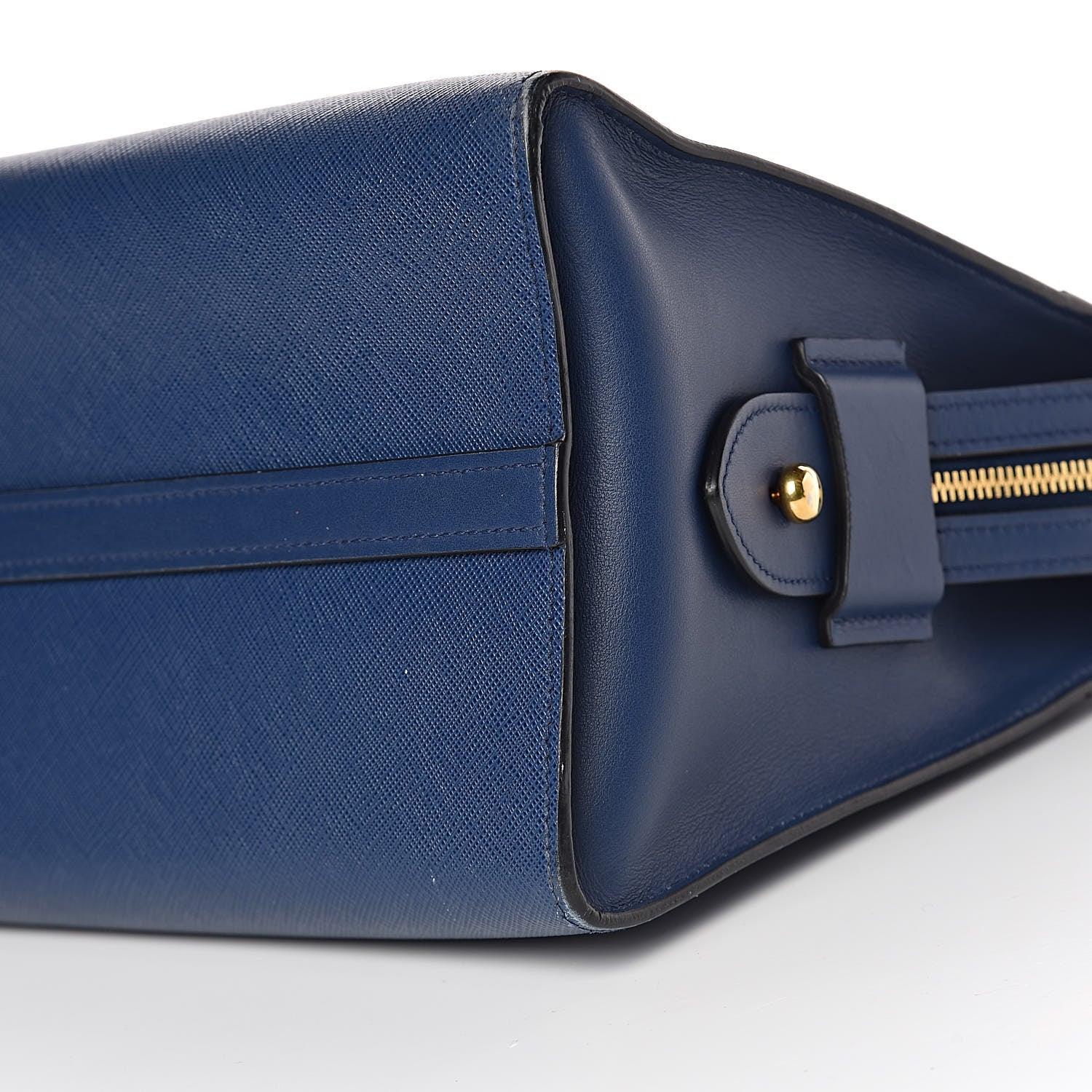 Prada Saffiano City Calfskin Medium Esplanade Bleuette 9 of 12