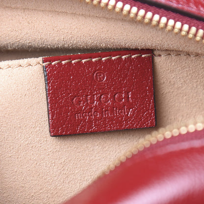 Gucci Monogram Azalea Calfskin Matelasse Diagonal Small GG Marmont Chain Shoulder Bag Beige Ebony New Cherry Red 6 of 10