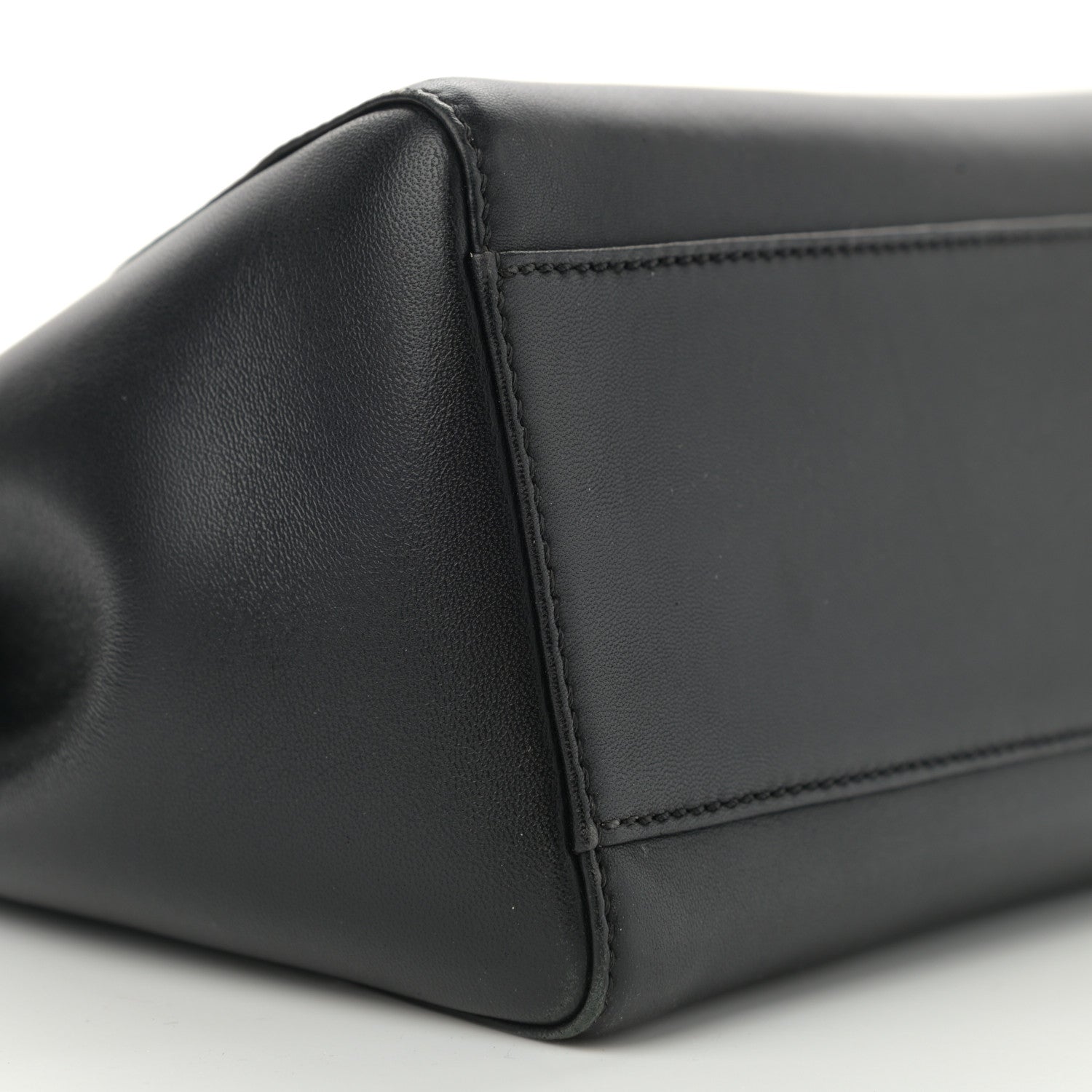 Fendi Nappa Mini Peekaboo Iconic Satchel Black 10 of 11